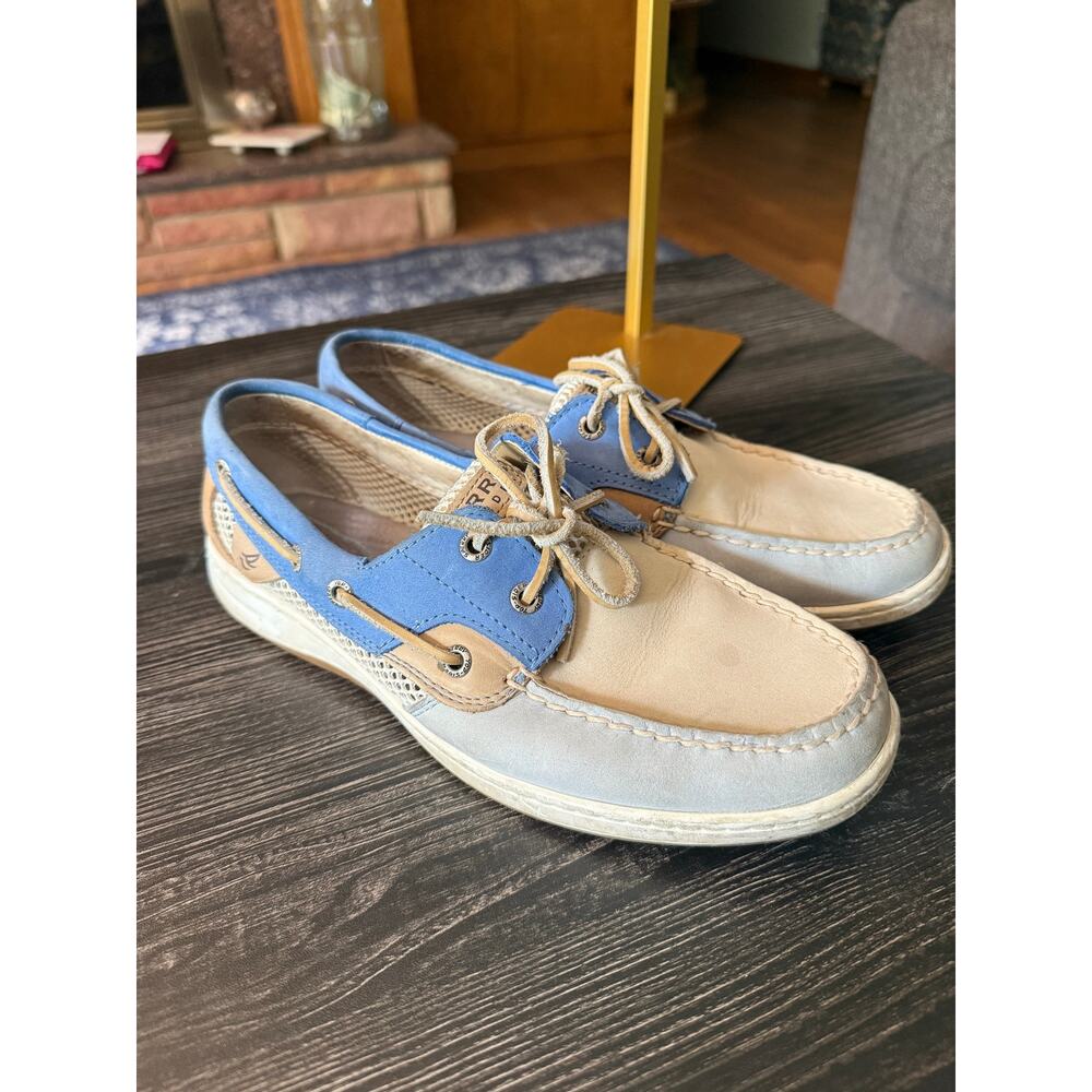 Sperry Top-Sider Bluefish Fishnet Boat Shoes Sz. 9